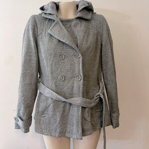 XL women’s gray jacket Rouble breasted NWT